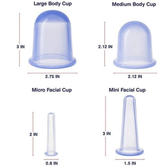 Anti Cellulite Massager Cupping Therapy Massage Sets Silicone Vacuum Suction Cup - Picture 15 of 15